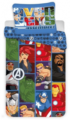 Povlečení Avengers D3 micro 140x200, 70x90 cm