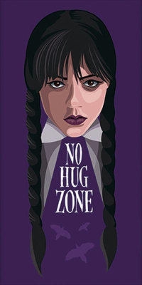 Osuška Wednesday No hug 70x140 cm