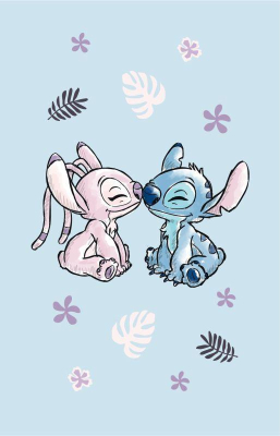 Dětský ručník Lilo a Stitch Light Blue 50x30 cm