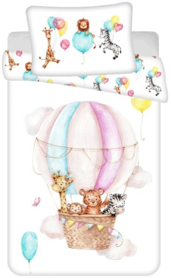 st_240974_jerry_fabrics_povleceni_do_postylky_zviratka_flying_balloon_baby_bavlna_100_135_40_60_cm