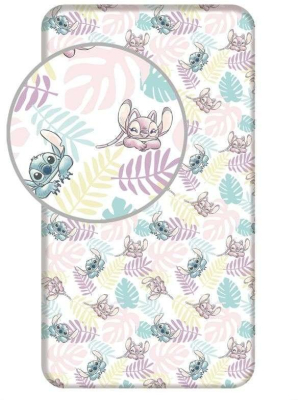 st_259380_jerry_fabrics_prosteradlo_lilo_and_stitch_leaves_bavlna_90_200_cm