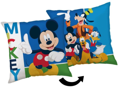Mikroplyšový polštářek Mickey and Friends 35x35 cm