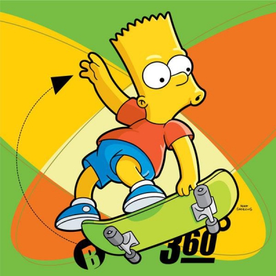 st_28509_polstarek_bart_simpson_skate_zelena_40x40