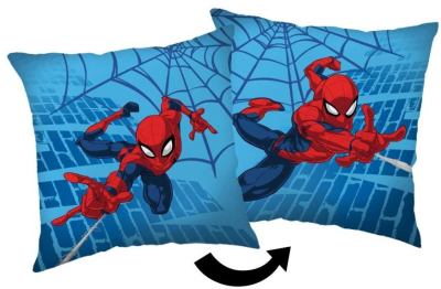 Mikroplyšový povlak na polštářek Spiderman Blue 05 40x40 cm
