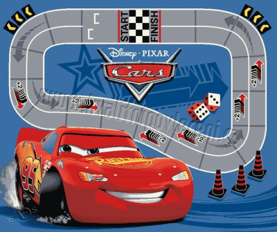 Dětský koberec Cars Racetrak